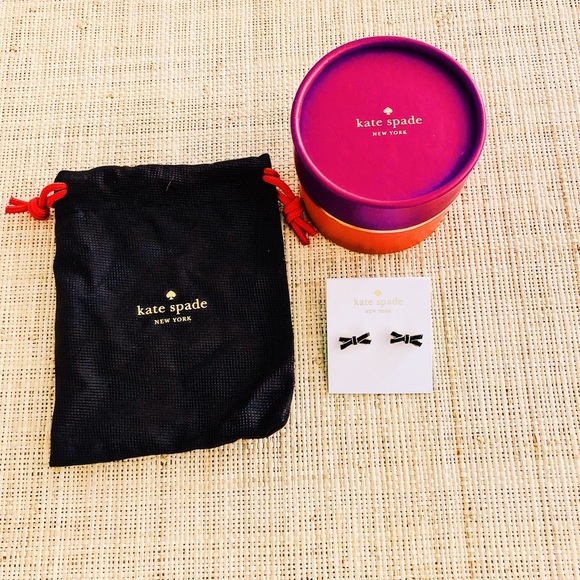 Kate Spade bow stud earrings - BNWT and box